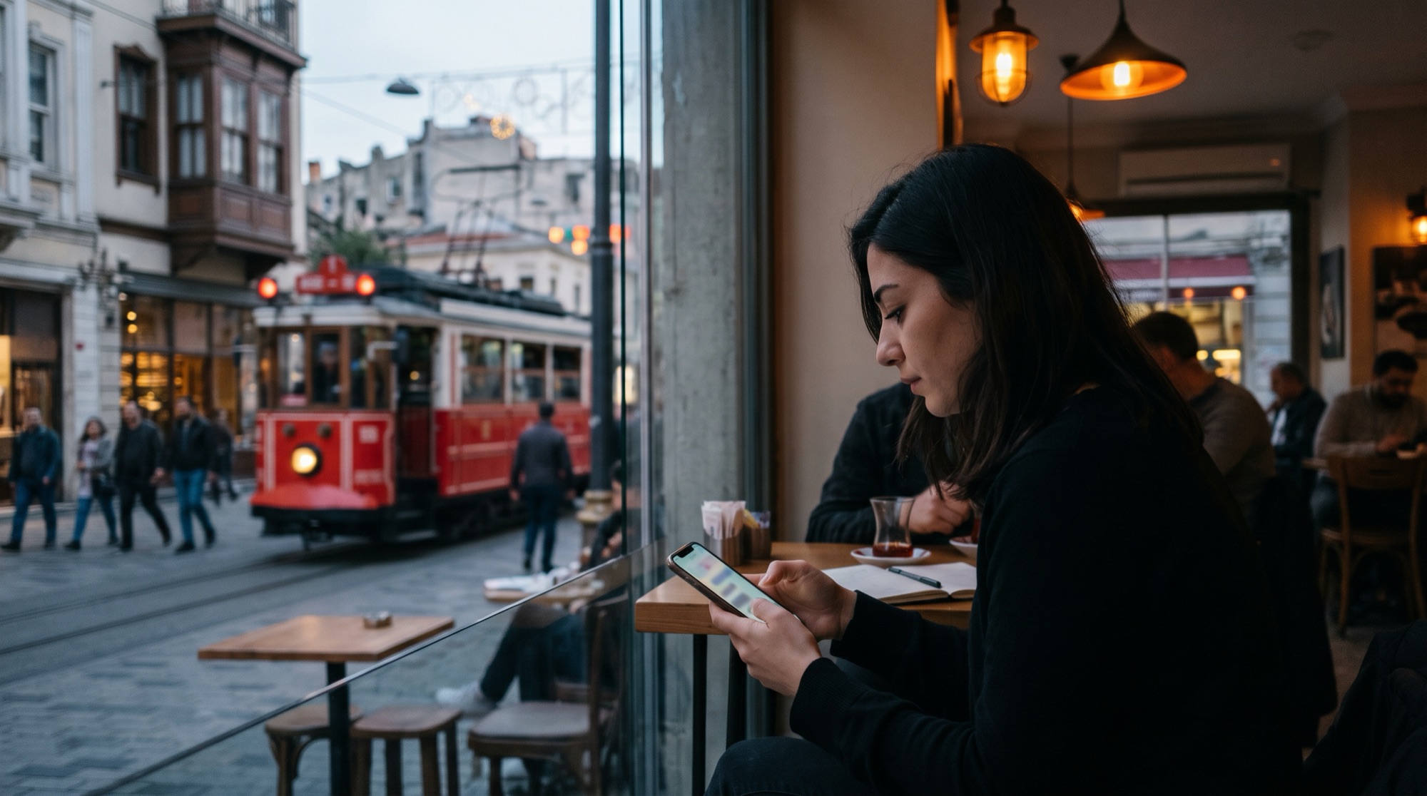 Elde tutulan iki farklı akıllı telefon