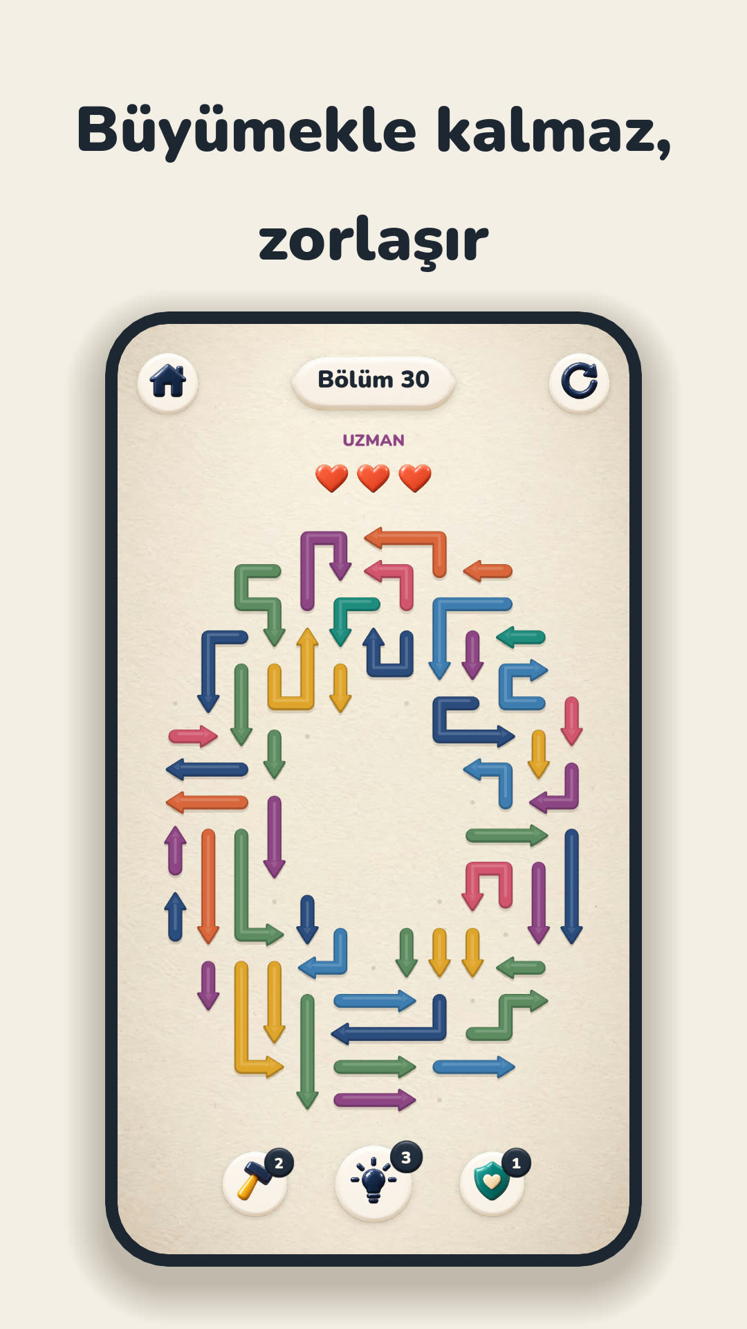 Arrow Knots phone screen 2