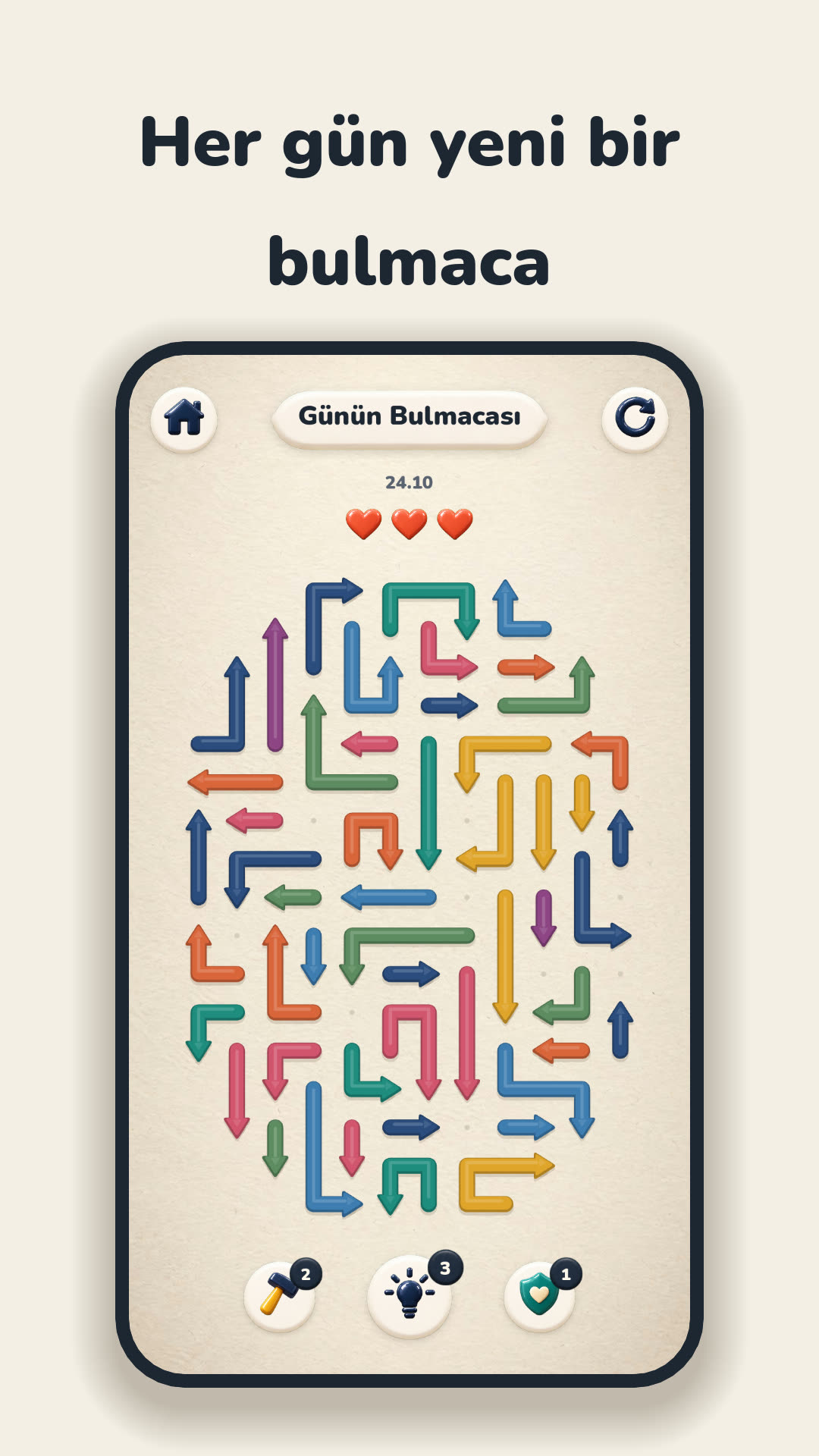 Arrow Knots phone screen 3