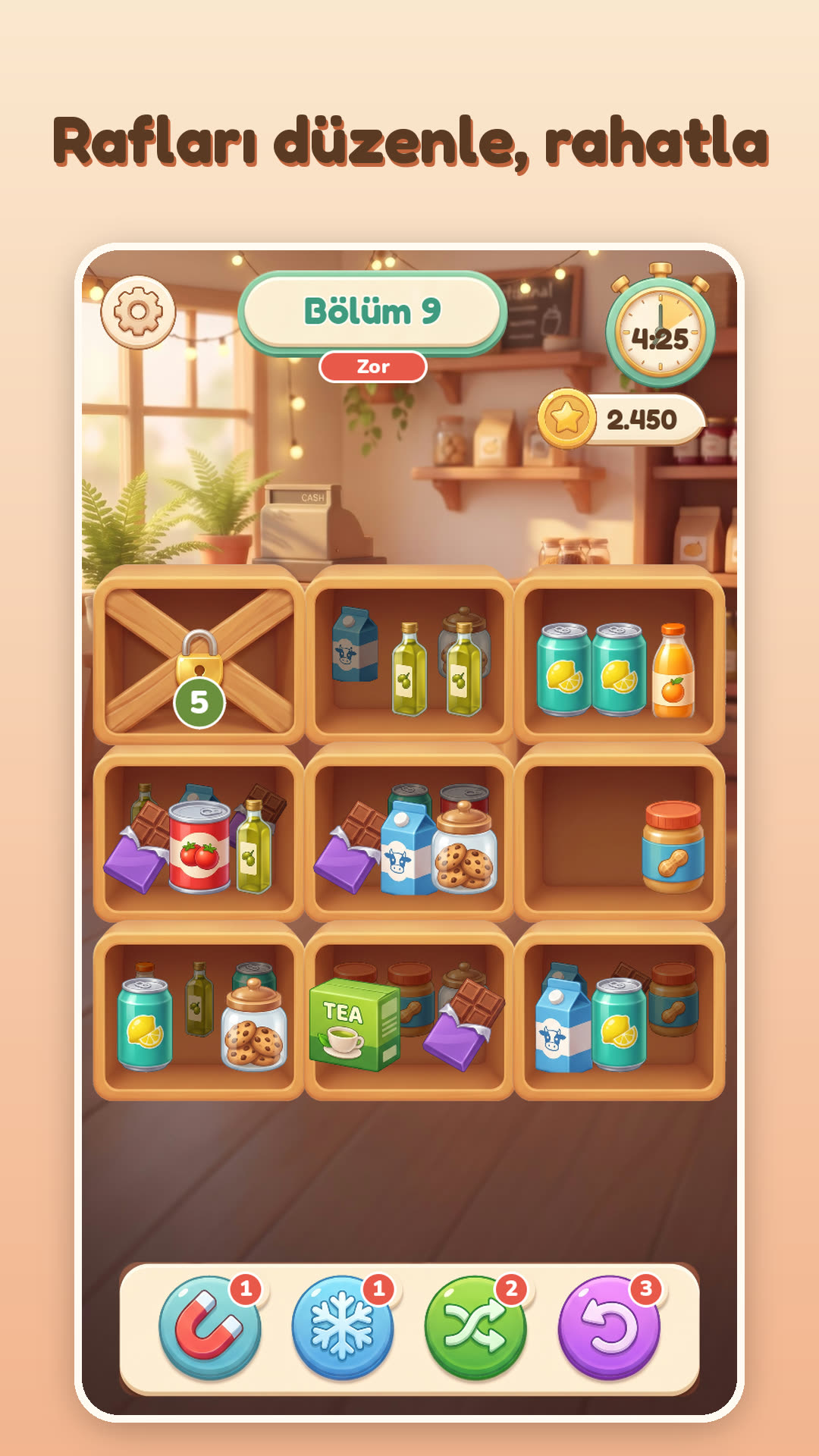 Cozy Mart telefon ekranı 1