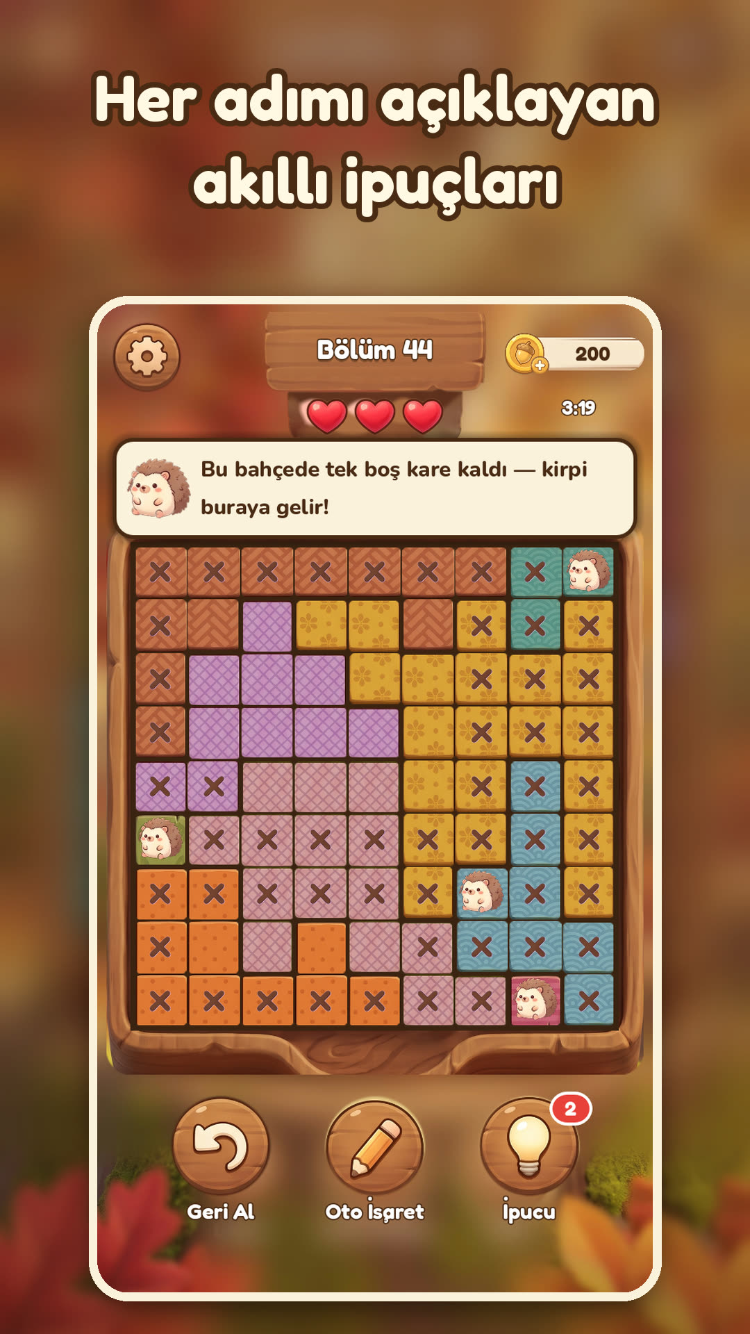 Hedgehug telefon ekranı 3
