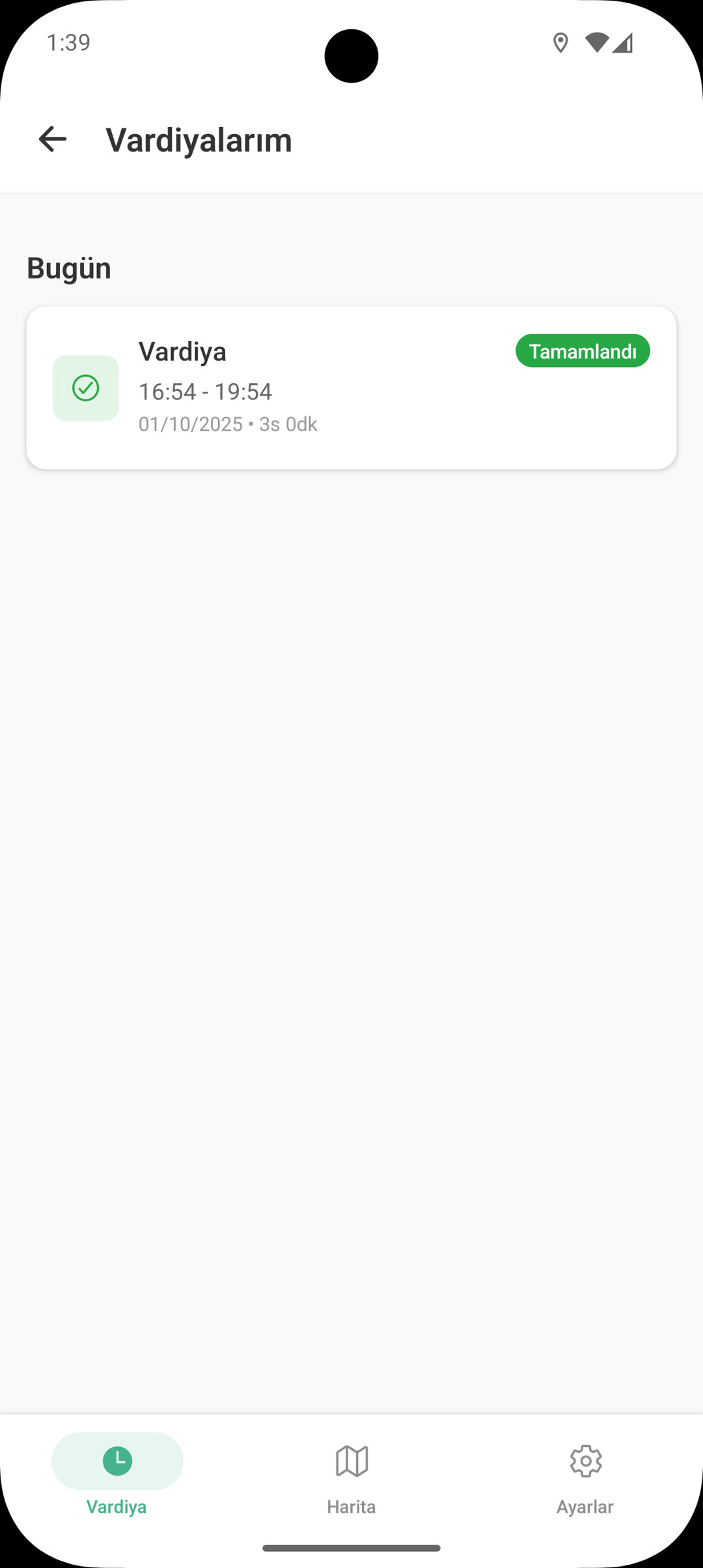 Kurjet Kurye phone screen 3