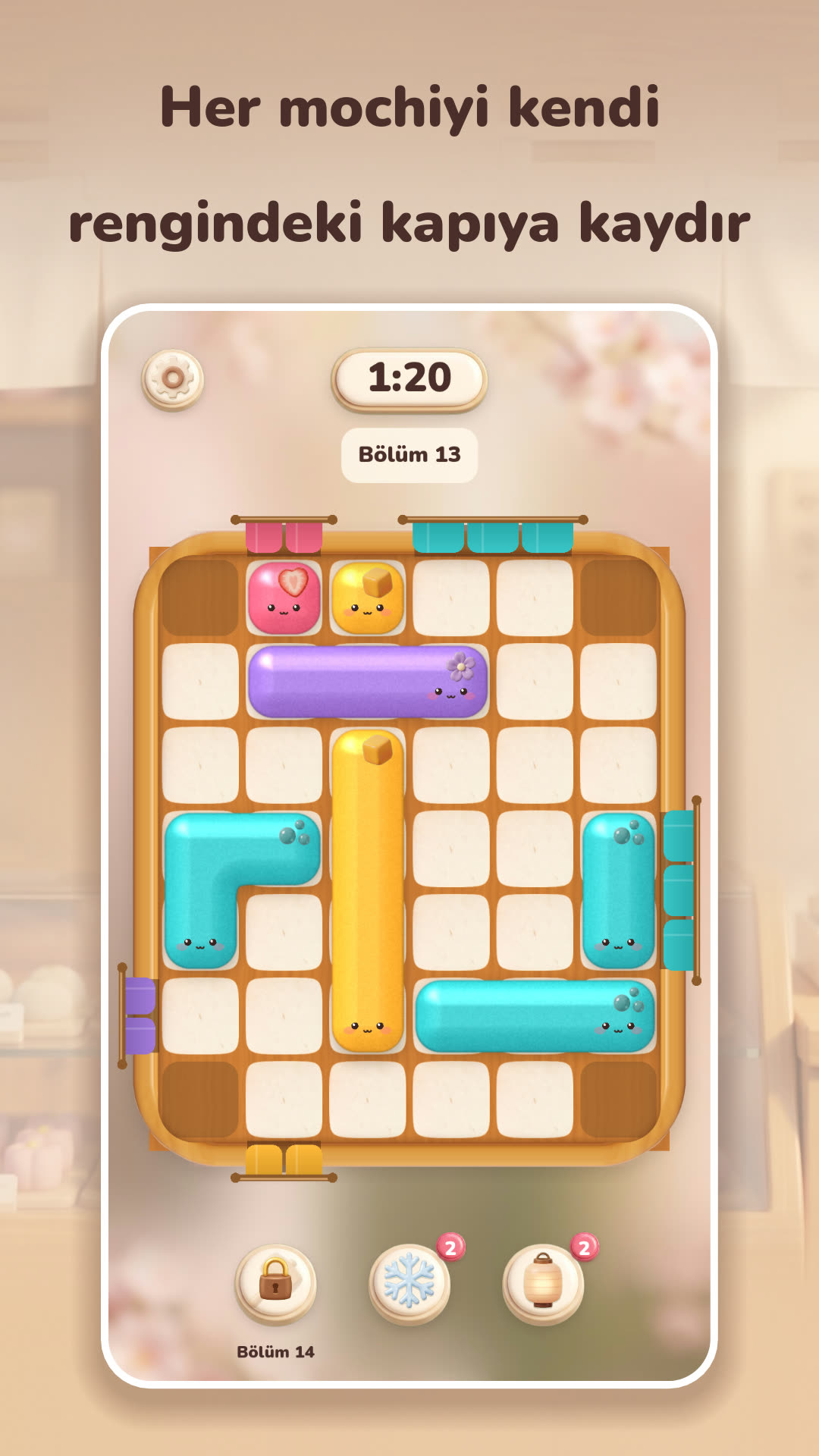 Mochi Slide telefon ekranı 1