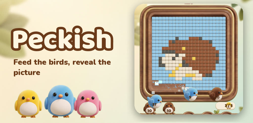 Peckish store graphic