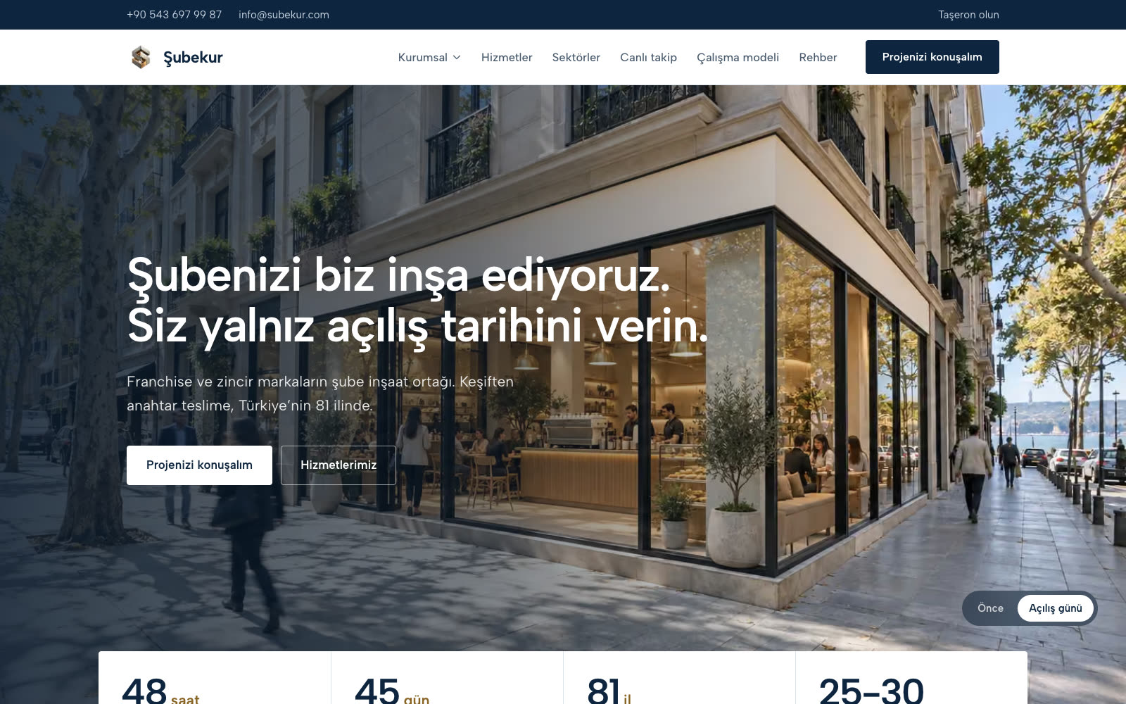 Şubekur screen 1